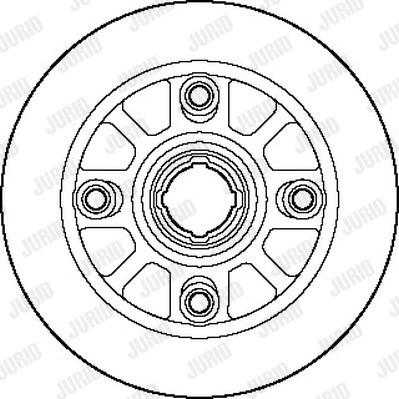 Jurid 561540J - Brake Disc autospares.lv