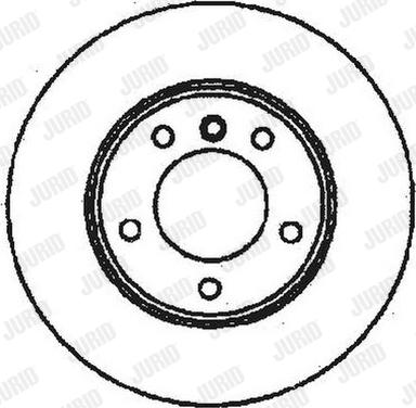 Jurid 561551J - Brake Disc autospares.lv