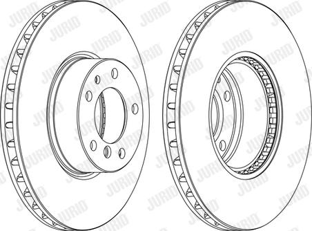 Jurid 561553J - Brake Disc autospares.lv