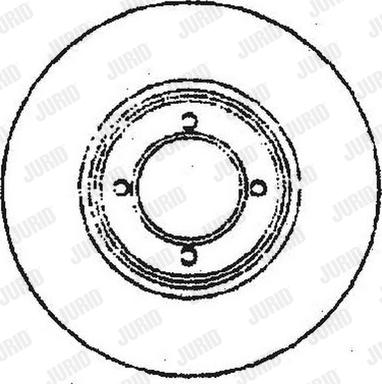 Jurid 561569J - Brake Disc autospares.lv