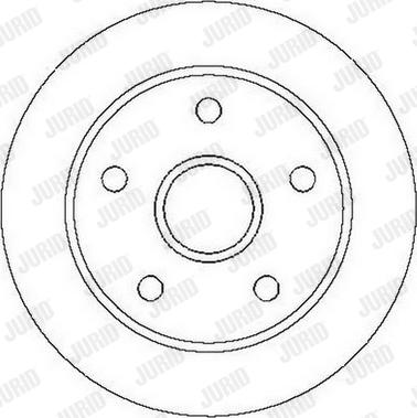 Jurid 561566J - Brake Disc autospares.lv