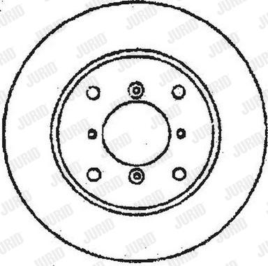 Jurid 561505J - Brake Disc autospares.lv