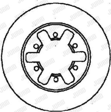 Jurid 561500J - Brake Disc autospares.lv