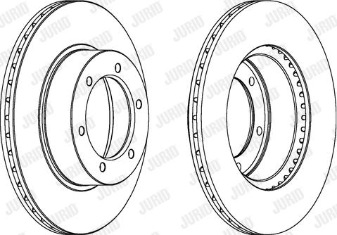 Jurid 561502J - Brake Disc autospares.lv