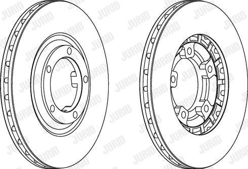 Jurid 561580J - Brake Disc autospares.lv