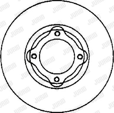 Jurid 561539J - Brake Disc autospares.lv