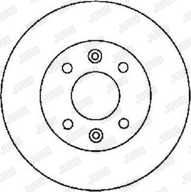 Jurid 561534J - Brake Disc autospares.lv