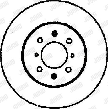 Jurid 561535J - Brake Disc autospares.lv