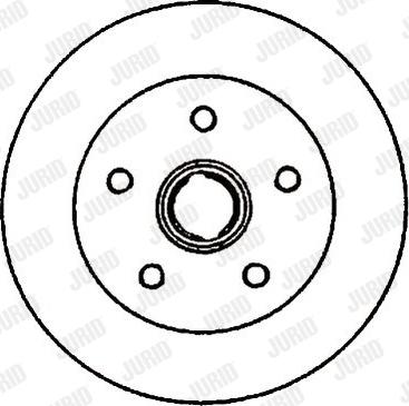 Jurid 561538J - Brake Disc autospares.lv