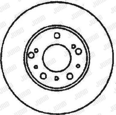 Jurid 561532J - Brake Disc autospares.lv