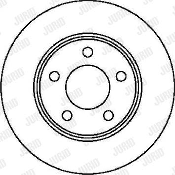 Jurid 561537J - Brake Disc autospares.lv