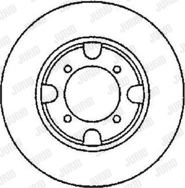 Jurid 561579J - Brake Disc autospares.lv