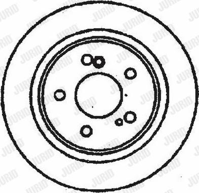 Jurid 561575J - Brake Disc autospares.lv