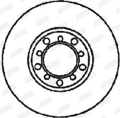 Jurid 561576J - Brake Disc autospares.lv