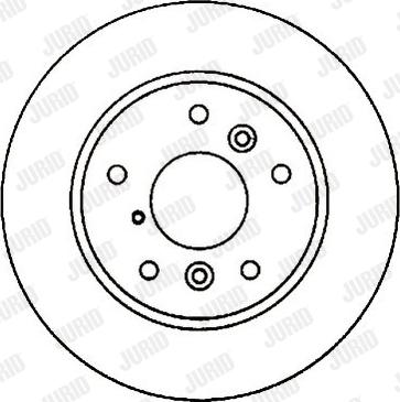 Jurid 561570J - Brake Disc autospares.lv