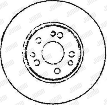 Jurid 561571J - Brake Disc autospares.lv