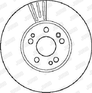 Jurid 561573J - Brake Disc autospares.lv