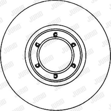 Jurid 561643JC - Brake Disc autospares.lv