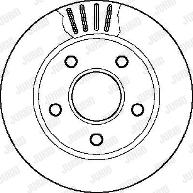 Jurid 561654J - Brake Disc autospares.lv