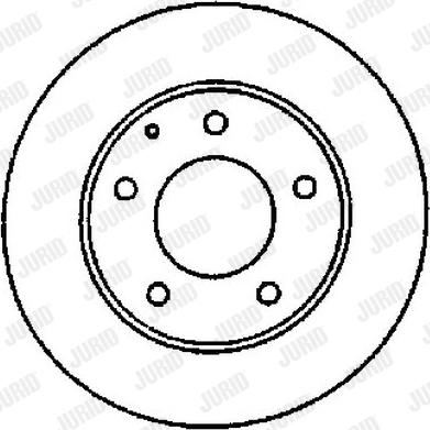 Jurid 561664J - Brake Disc autospares.lv