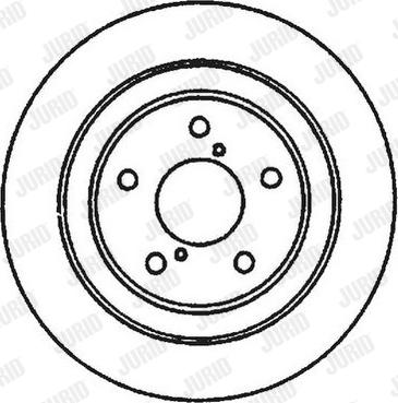 Jurid 561667JC - Brake Disc autospares.lv