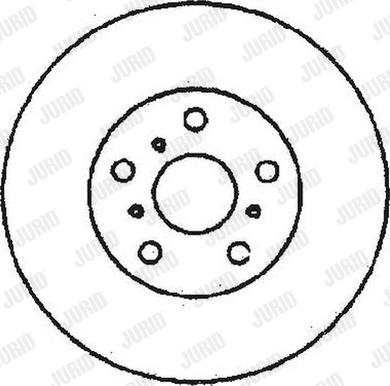 Jurid 561606J - Brake Disc autospares.lv