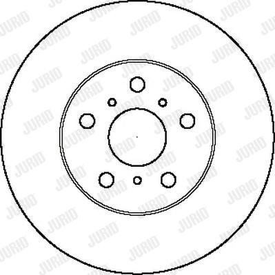 Jurid 561607J - Brake Disc autospares.lv