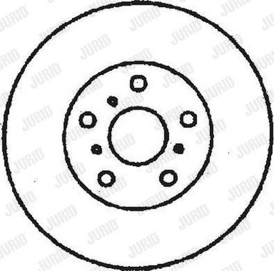 Jurid 561619JC - Brake Disc autospares.lv