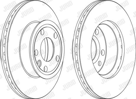 Jurid 561610J - Brake Disc autospares.lv