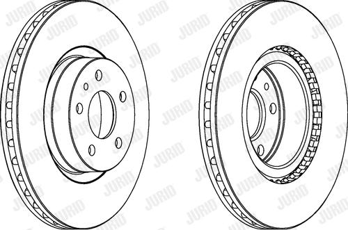 Jurid 561613J - Brake Disc autospares.lv