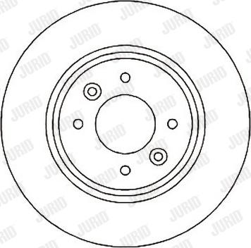 Jurid 561617J - Brake Disc autospares.lv