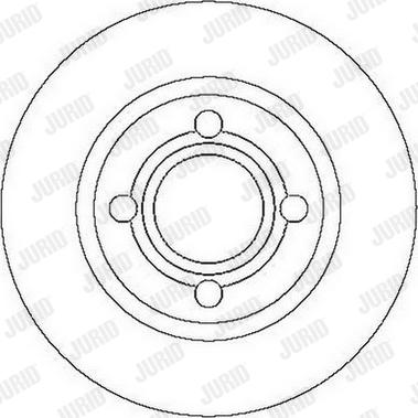 Jurid 561689JC - Brake Disc autospares.lv