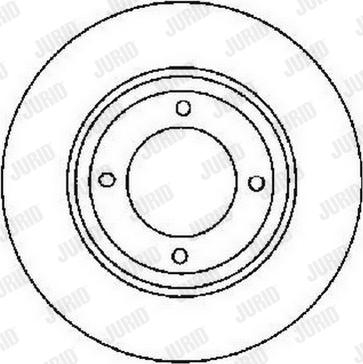 Jurid 561688J - Brake Disc autospares.lv