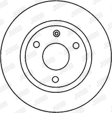 Jurid 561682J - Brake Disc autospares.lv