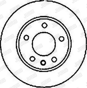 Jurid 561631J - Brake Disc autospares.lv