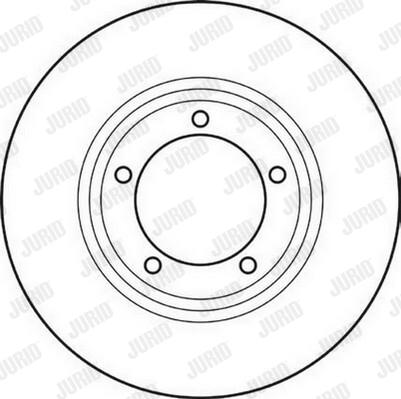 Jurid 561629JC-1 - Brake Disc autospares.lv