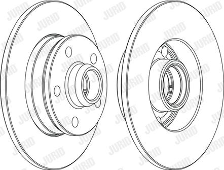 Jurid 561620JC - Brake Disc autospares.lv