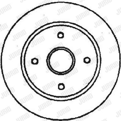 Jurid 561678J-1 - Brake Disc autospares.lv