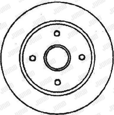 Jurid 561678J - Brake Disc autospares.lv