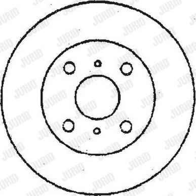 Jurid 561672J - Brake Disc autospares.lv