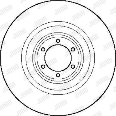 Jurid 561040J - Brake Disc autospares.lv