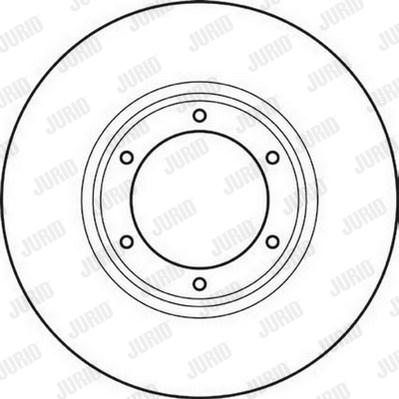 Jurid 561043JC - Brake Disc autospares.lv