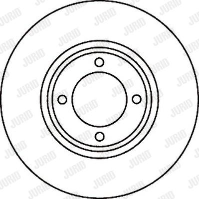 Jurid 561052J - Brake Disc autospares.lv