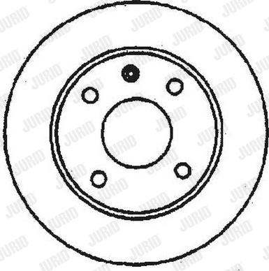 Jurid 561087J - Brake Disc autospares.lv