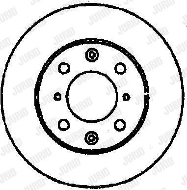 Jurid 561039J - Brake Disc autospares.lv