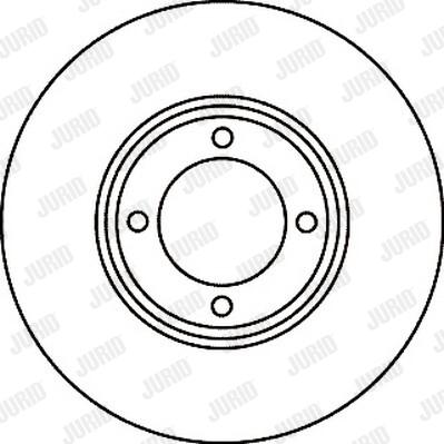 Jurid 561030J-1 - Brake Disc autospares.lv