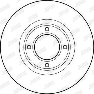 Jurid 561038J - Brake Disc autospares.lv