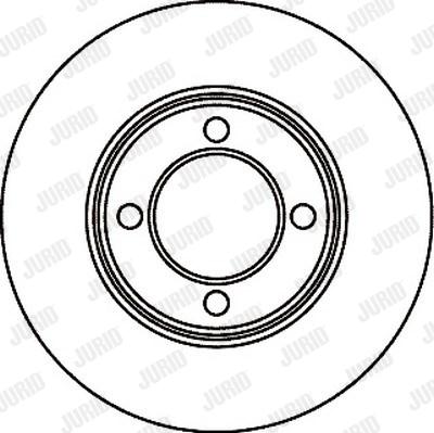 Jurid 561026J - Brake Disc autospares.lv