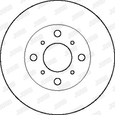 Jurid 561028J - Brake Disc autospares.lv