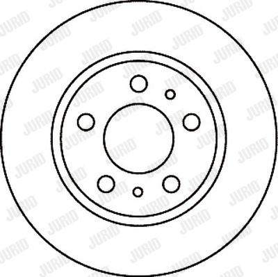 Jurid 561027J - Brake Disc autospares.lv